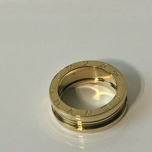 Gold Roman Numeral Ring
